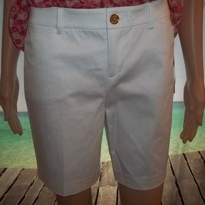 Ralph Lauren Womens'White Dress Shorts-2Petite,New